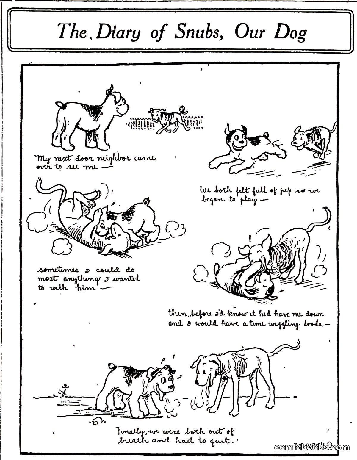 The Diary of Snubs, Our Dog