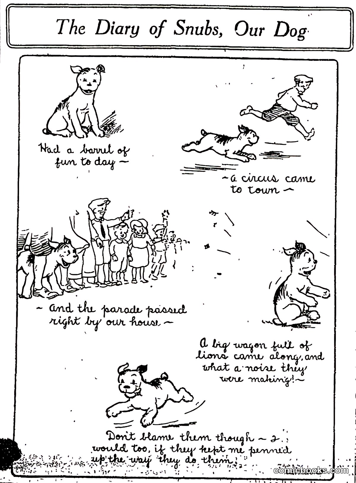 The Diary of Snubs, Our Dog