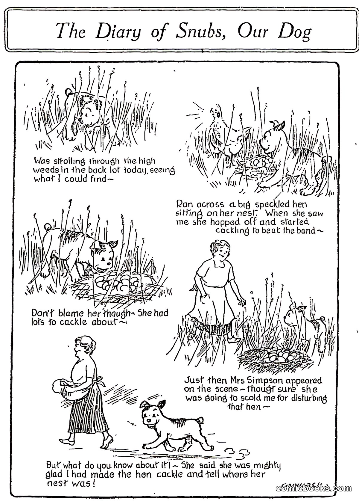 The Diary of Snubs, Our Dog