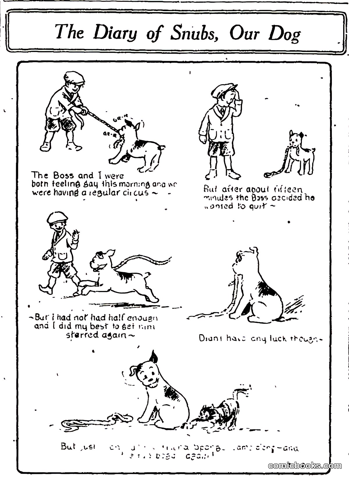 The Diary of Snubs, Our Dog