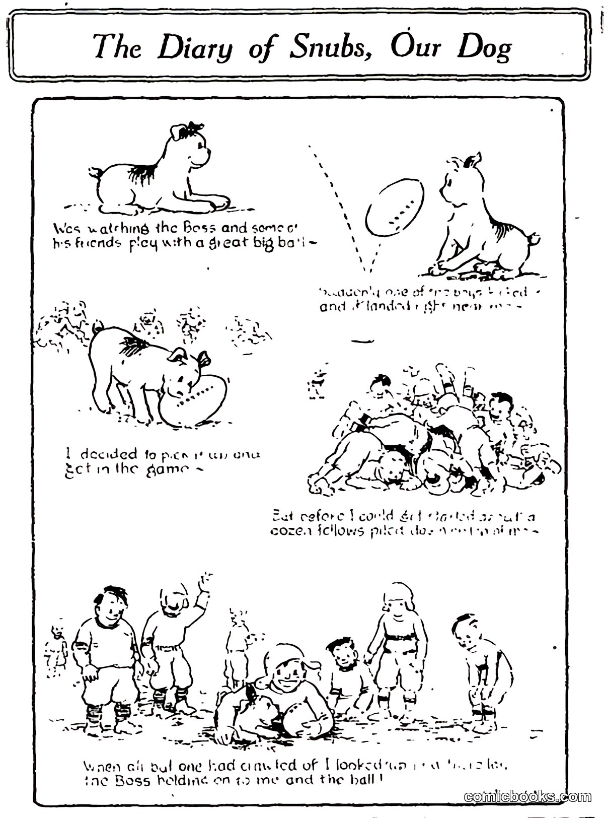 The Diary of Snubs, Our Dog