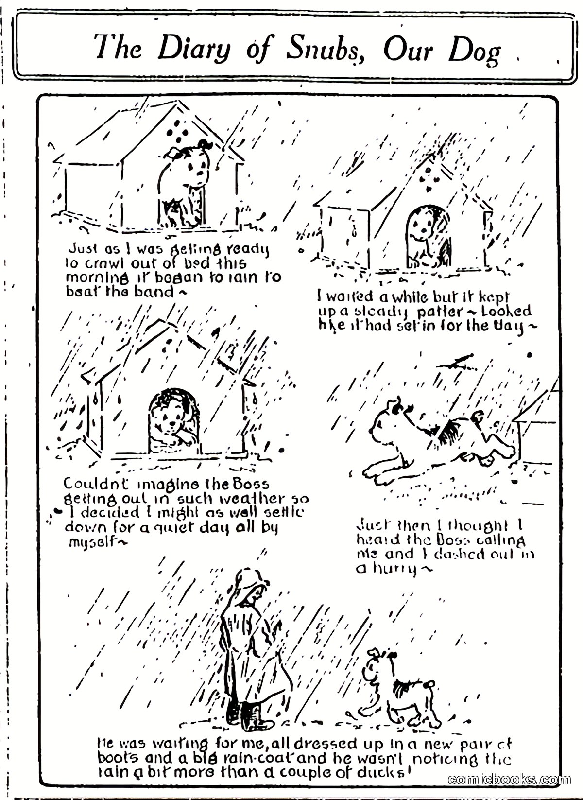 The Diary of Snubs, Our Dog