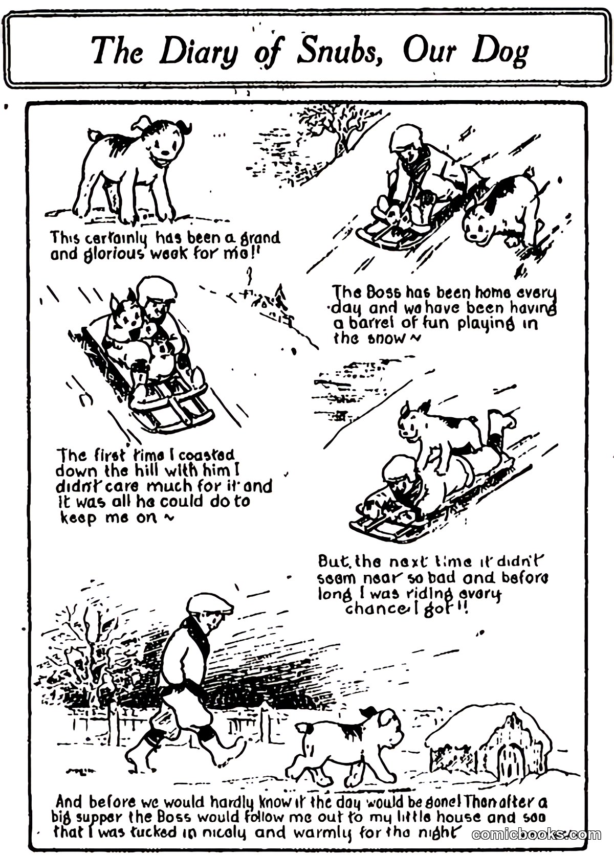 The Diary of Snubs, Our Dog