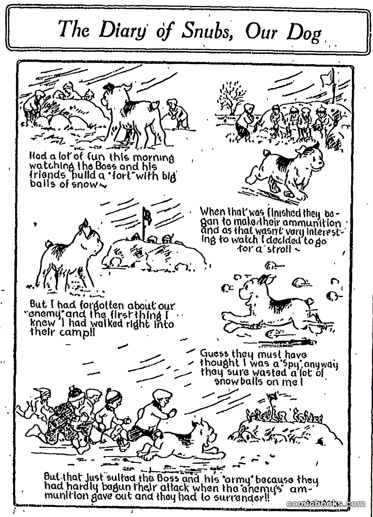 The Diary of Snubs, Our Dog