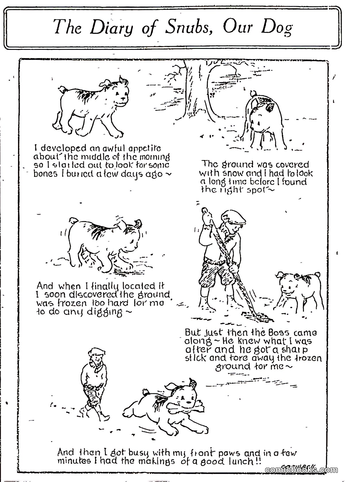 The Diary of Snubs, Our Dog