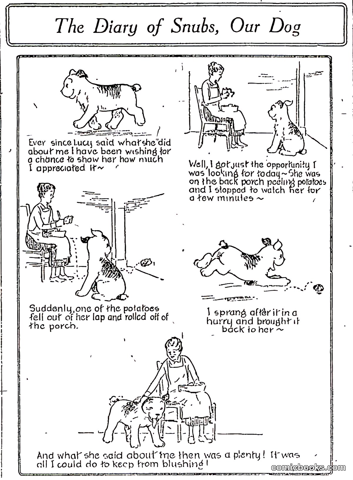 The Diary of Snubs, Our Dog