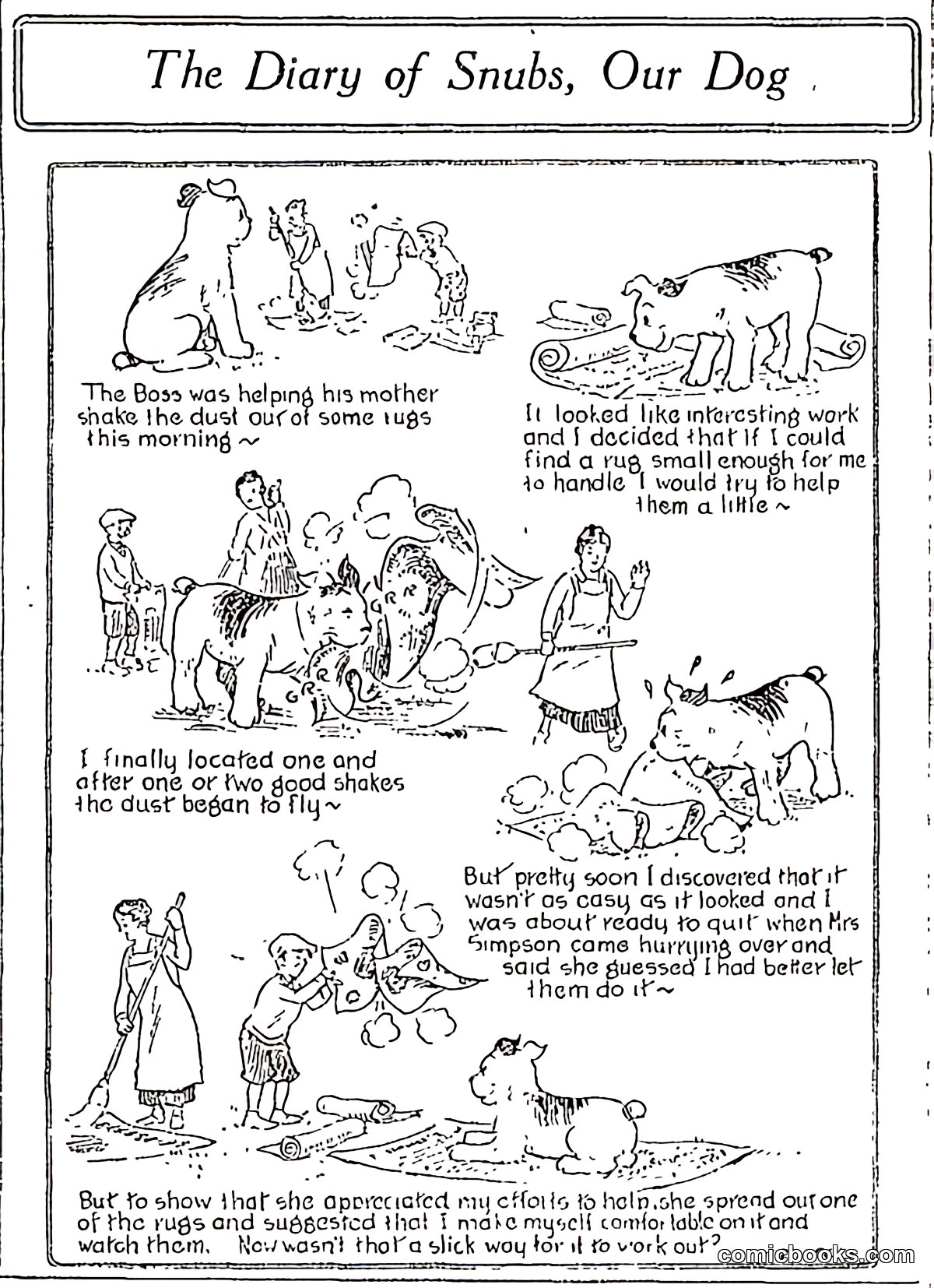 The Diary of Snubs, Our Dog