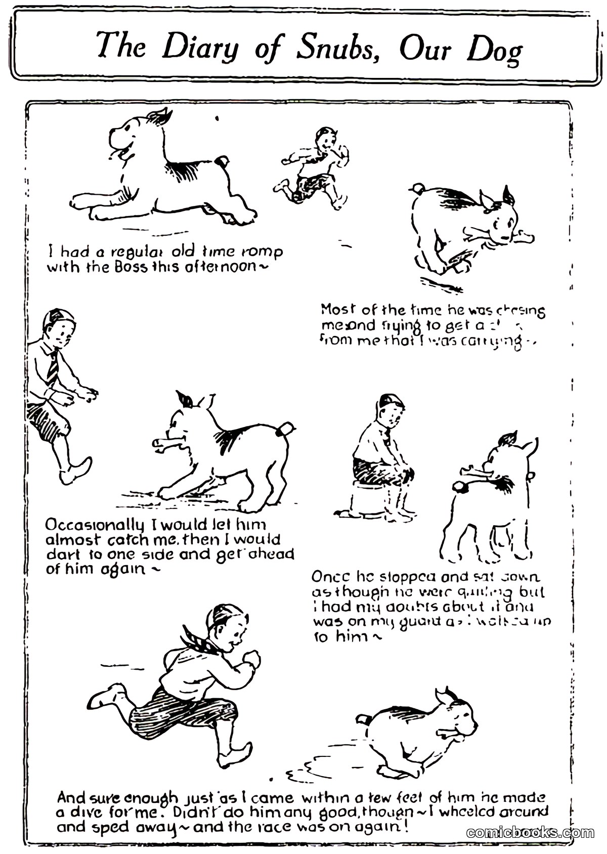 The Diary of Snubs, Our Dog