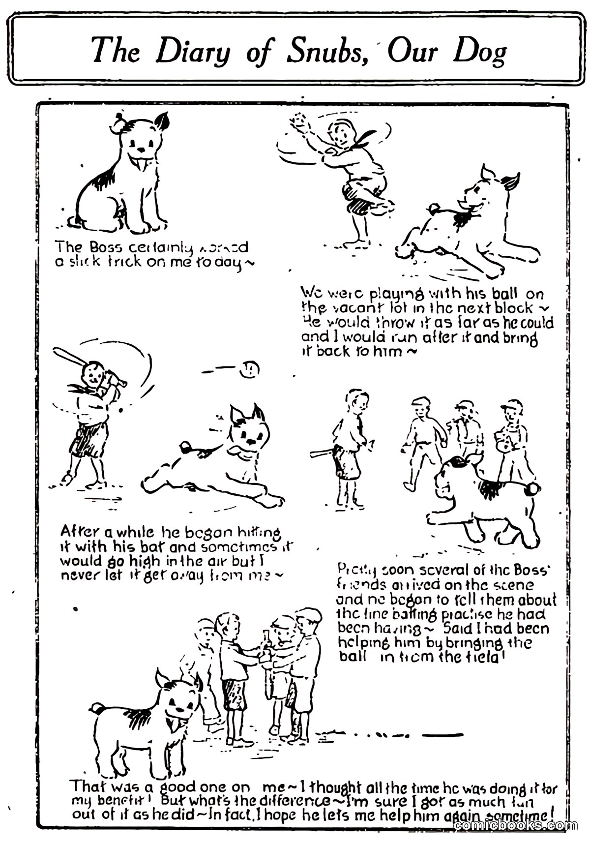 The Diary of Snubs, Our Dog