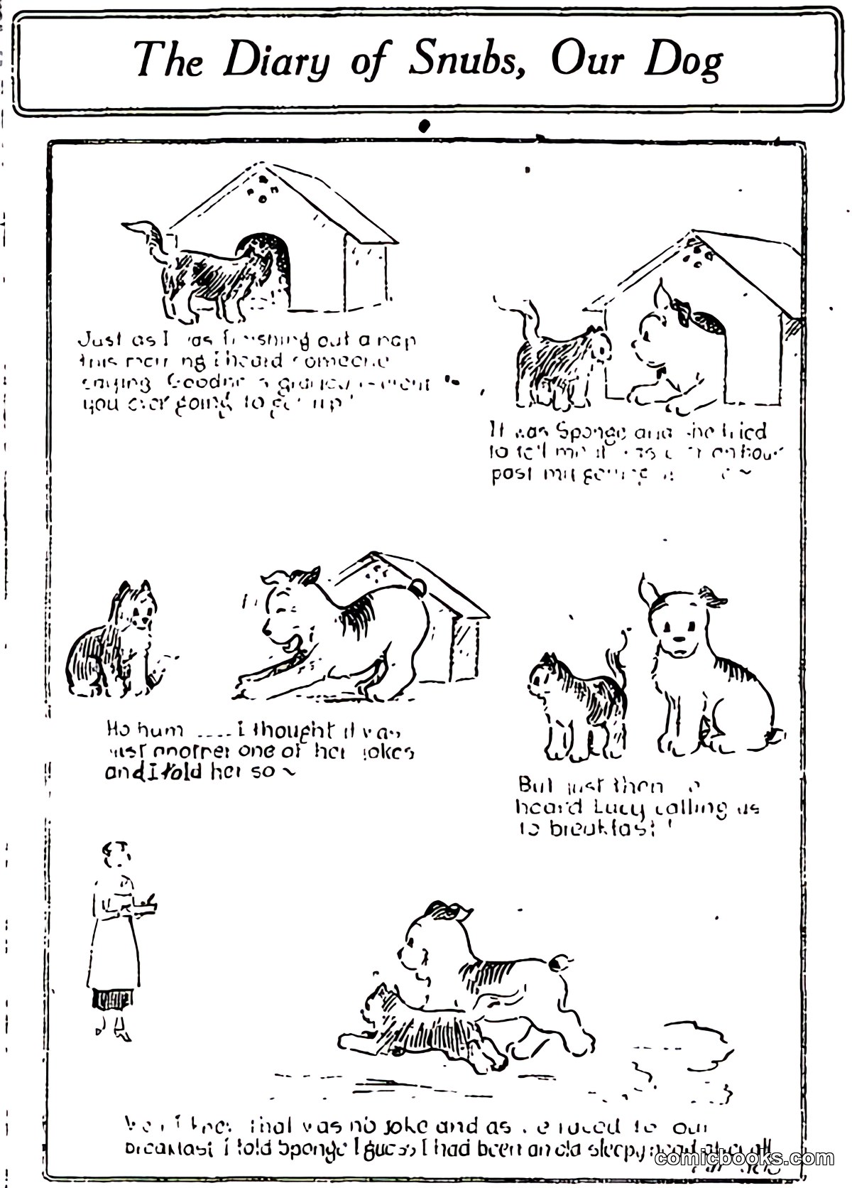 The Diary of Snubs, Our Dog