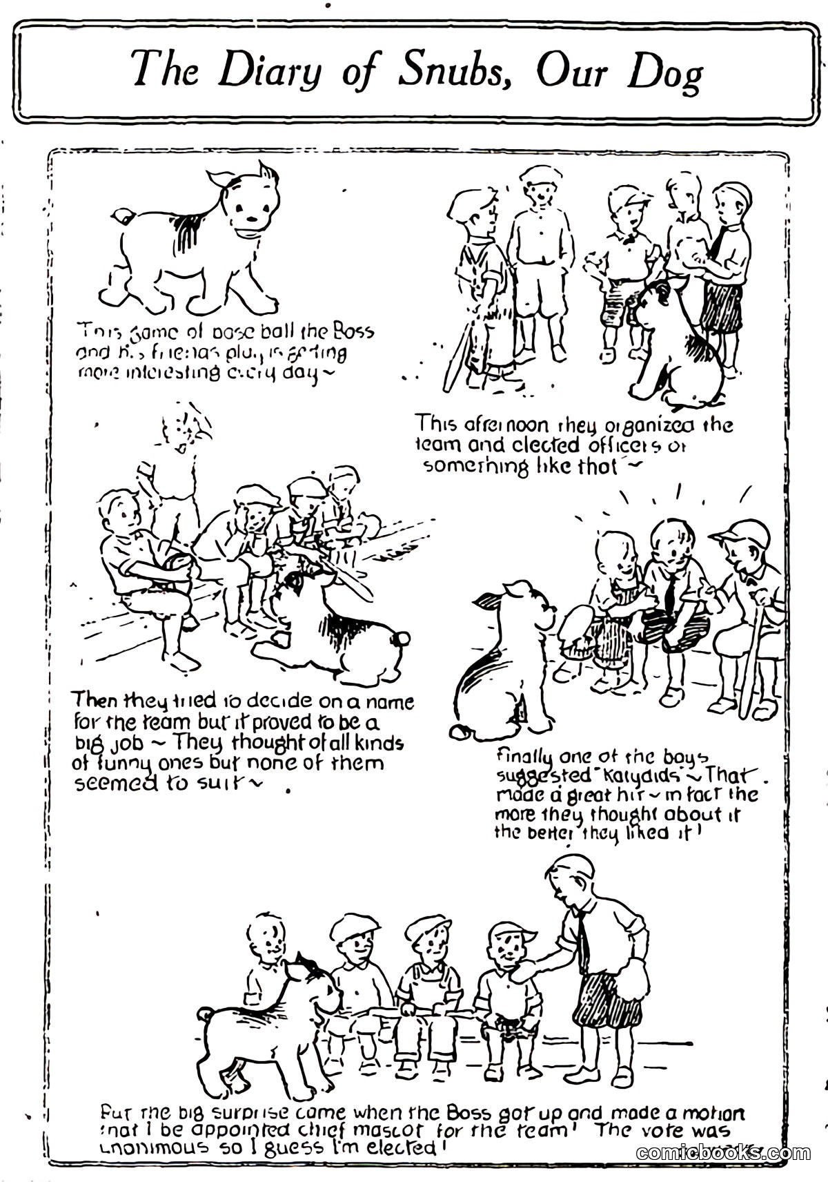 The Diary of Snubs, Our Dog