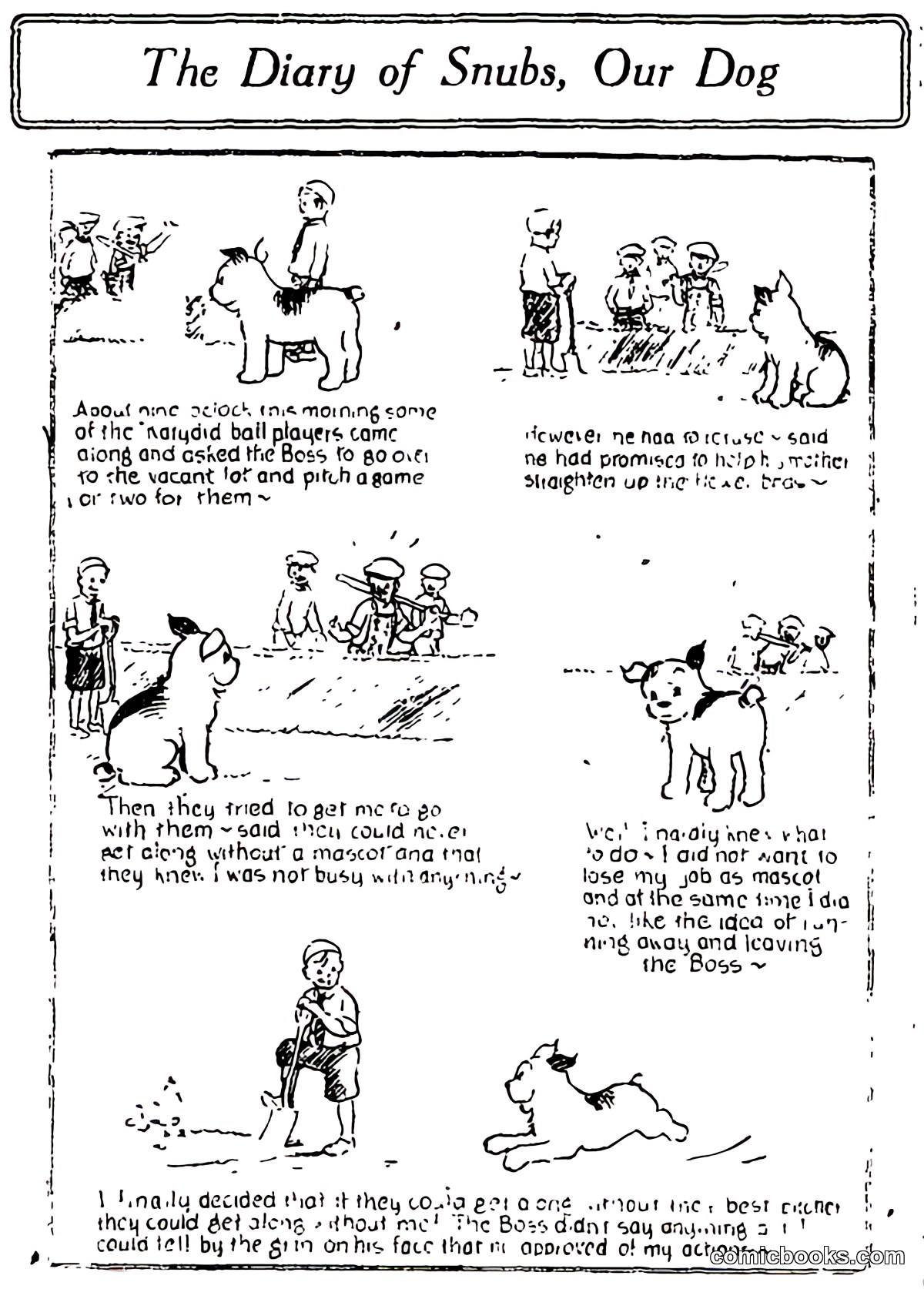 The Diary of Snubs, Our Dog