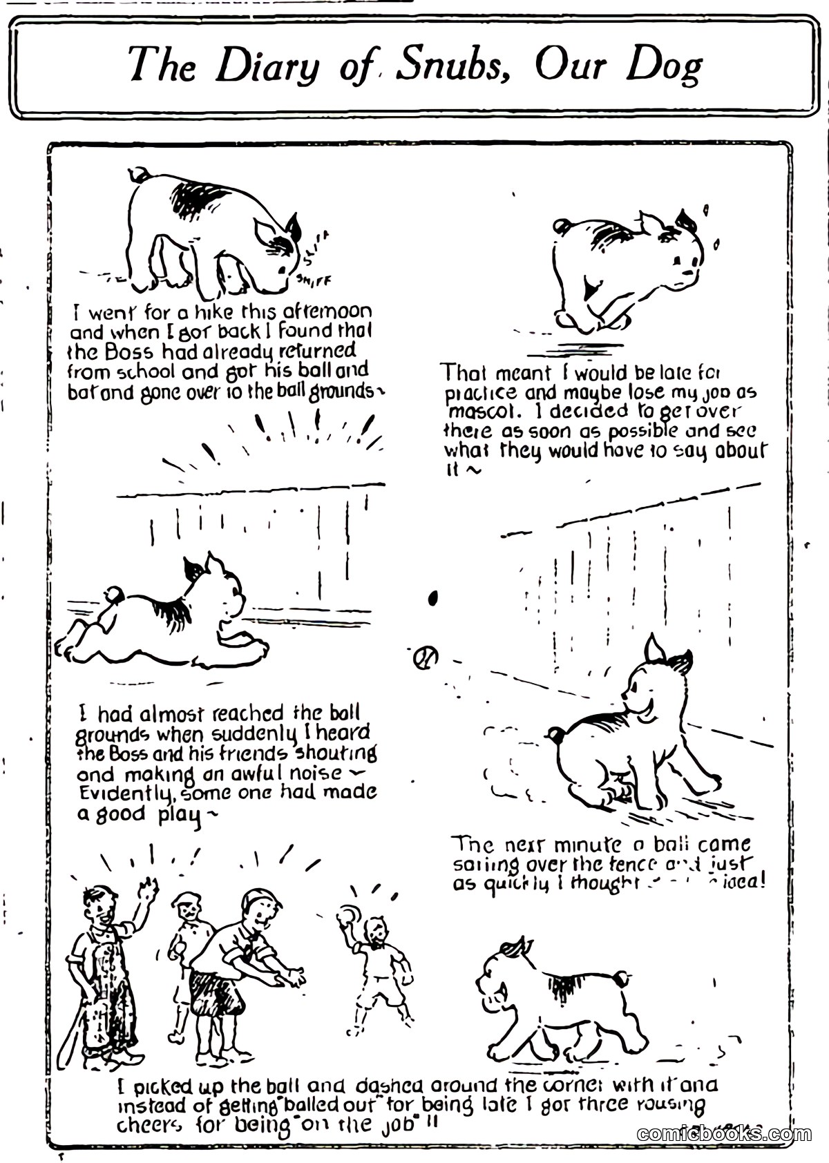 The Diary of Snubs, Our Dog