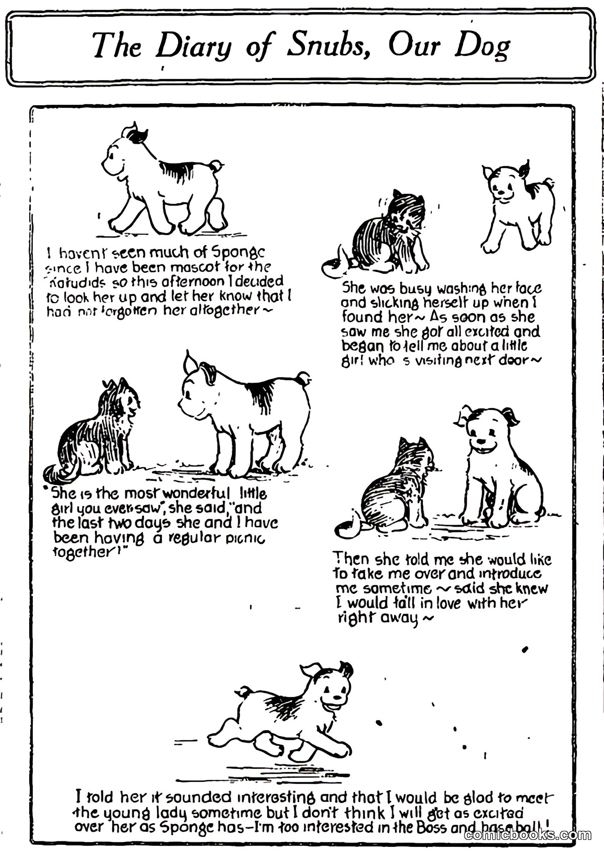 The Diary of Snubs, Our Dog