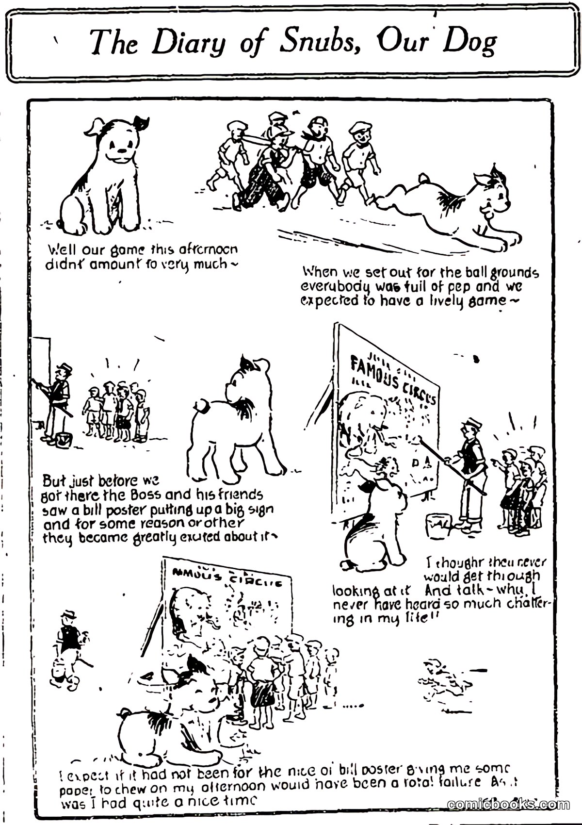 The Diary of Snubs, Our Dog
