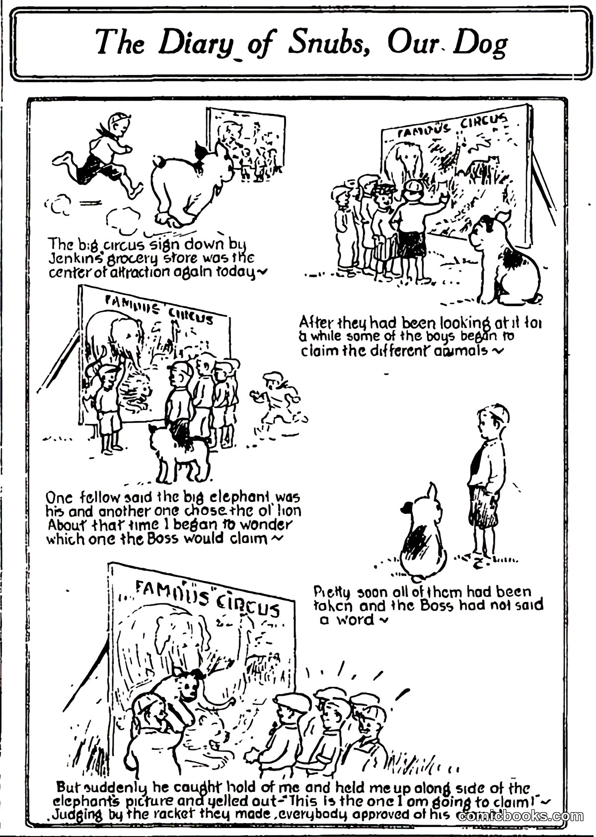 The Diary of Snubs, Our Dog