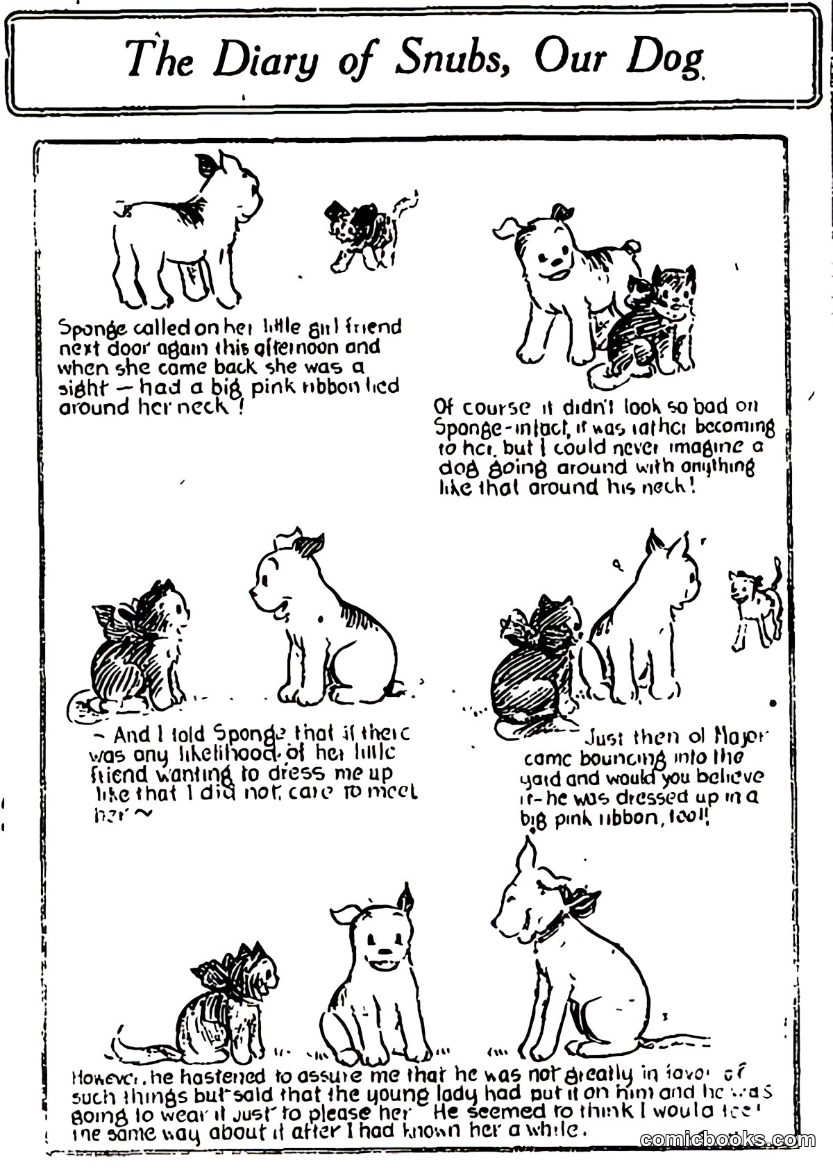 The Diary of Snubs, Our Dog