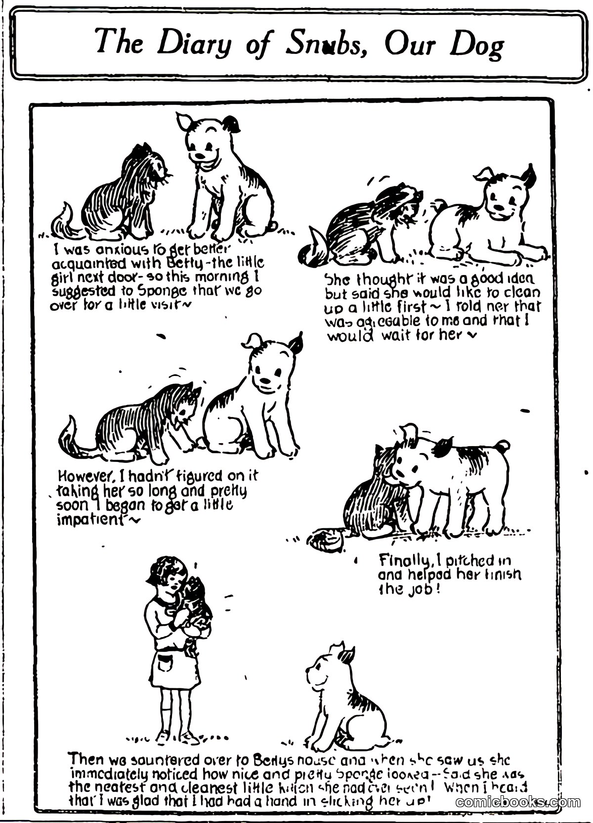 The Diary of Snubs, Our Dog