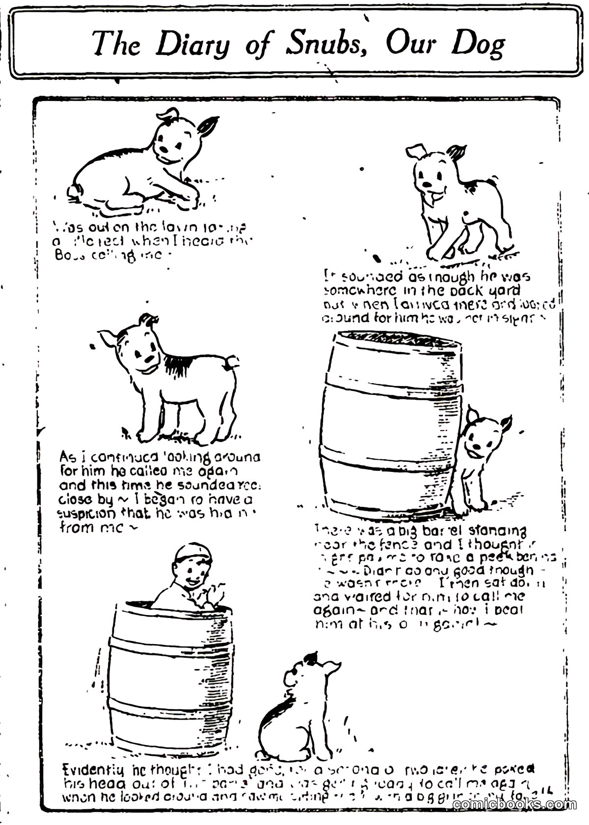 The Diary of Snubs, Our Dog