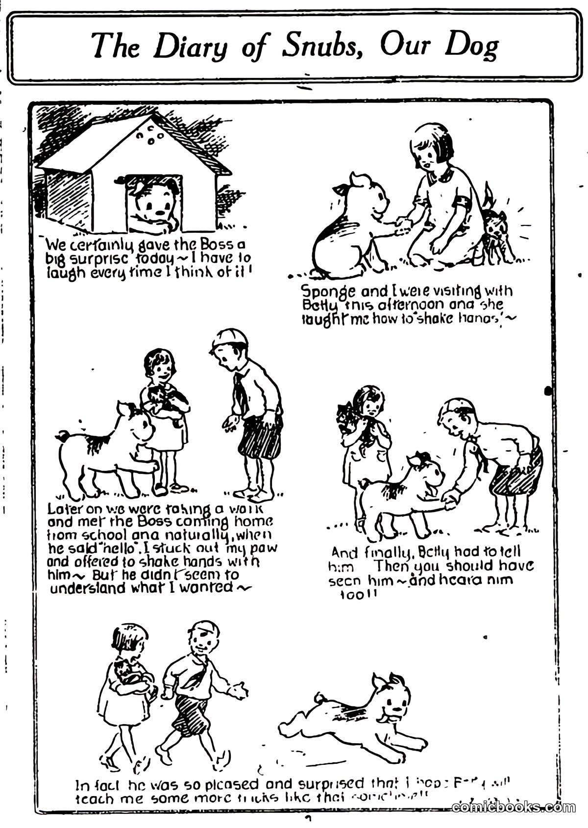 The Diary of Snubs, Our Dog