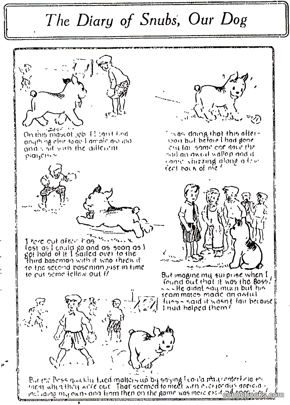 The Diary of Snubs, Our Dog