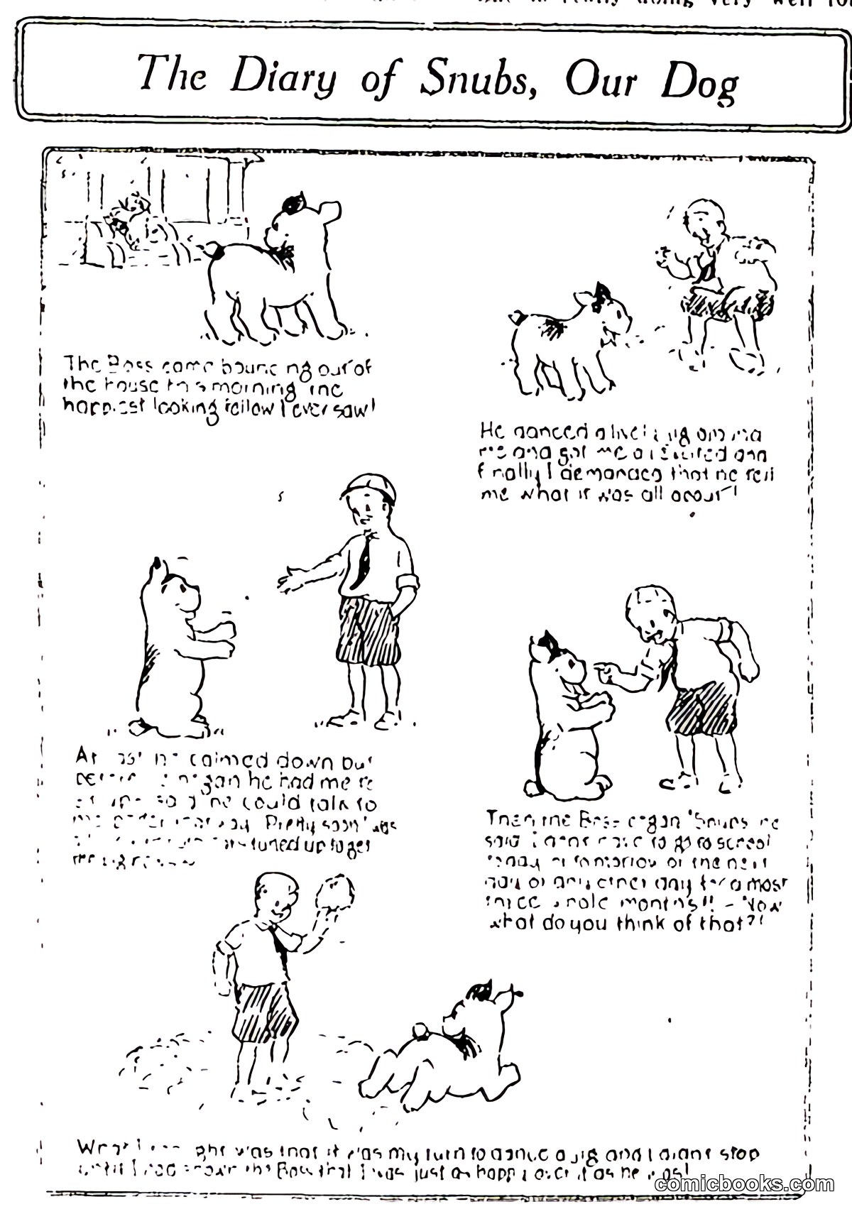 The Diary of Snubs, Our Dog