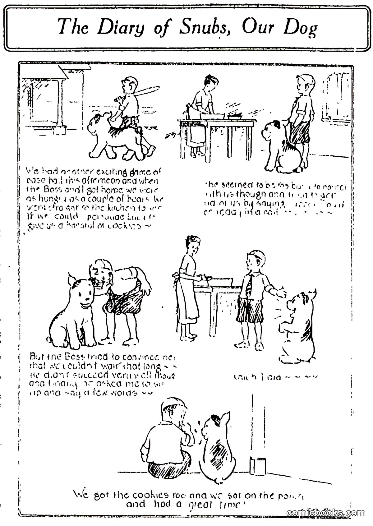 The Diary of Snubs, Our Dog