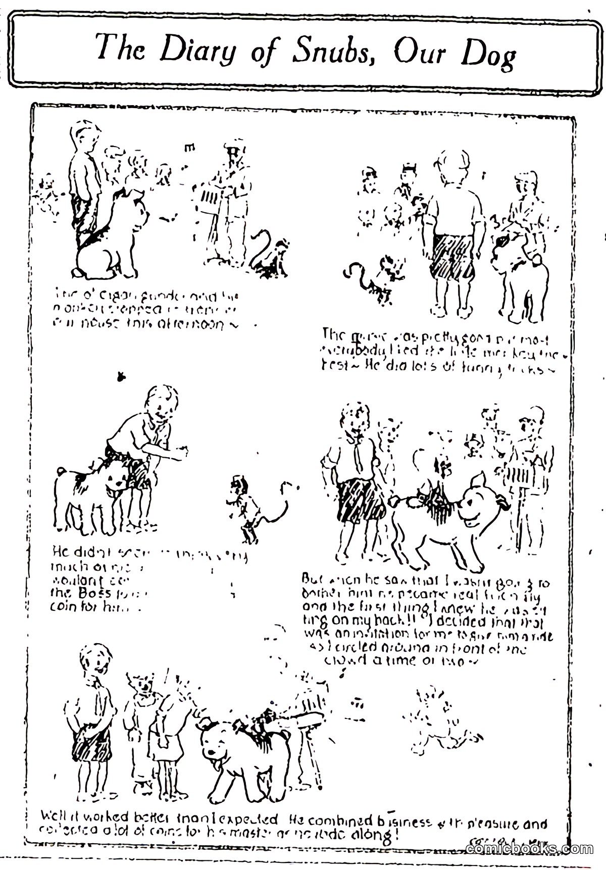 The Diary of Snubs, Our Dog