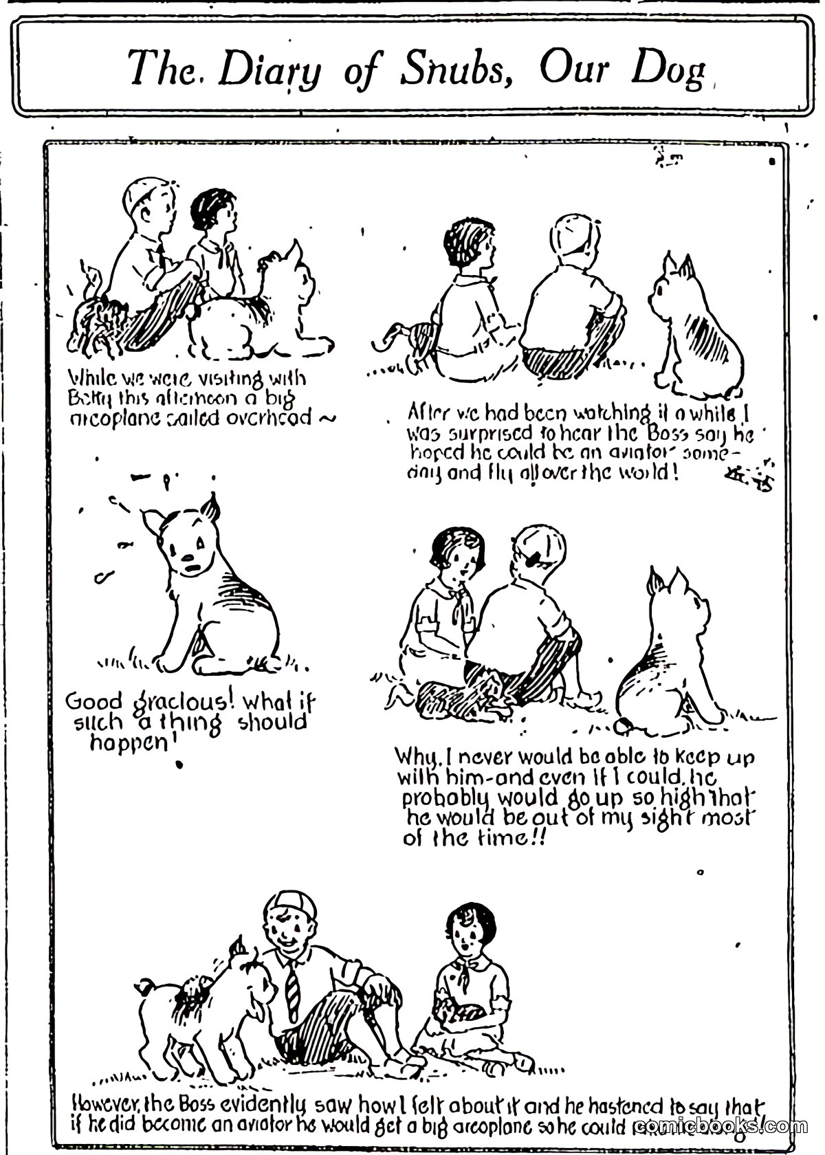 The Diary of Snubs, Our Dog
