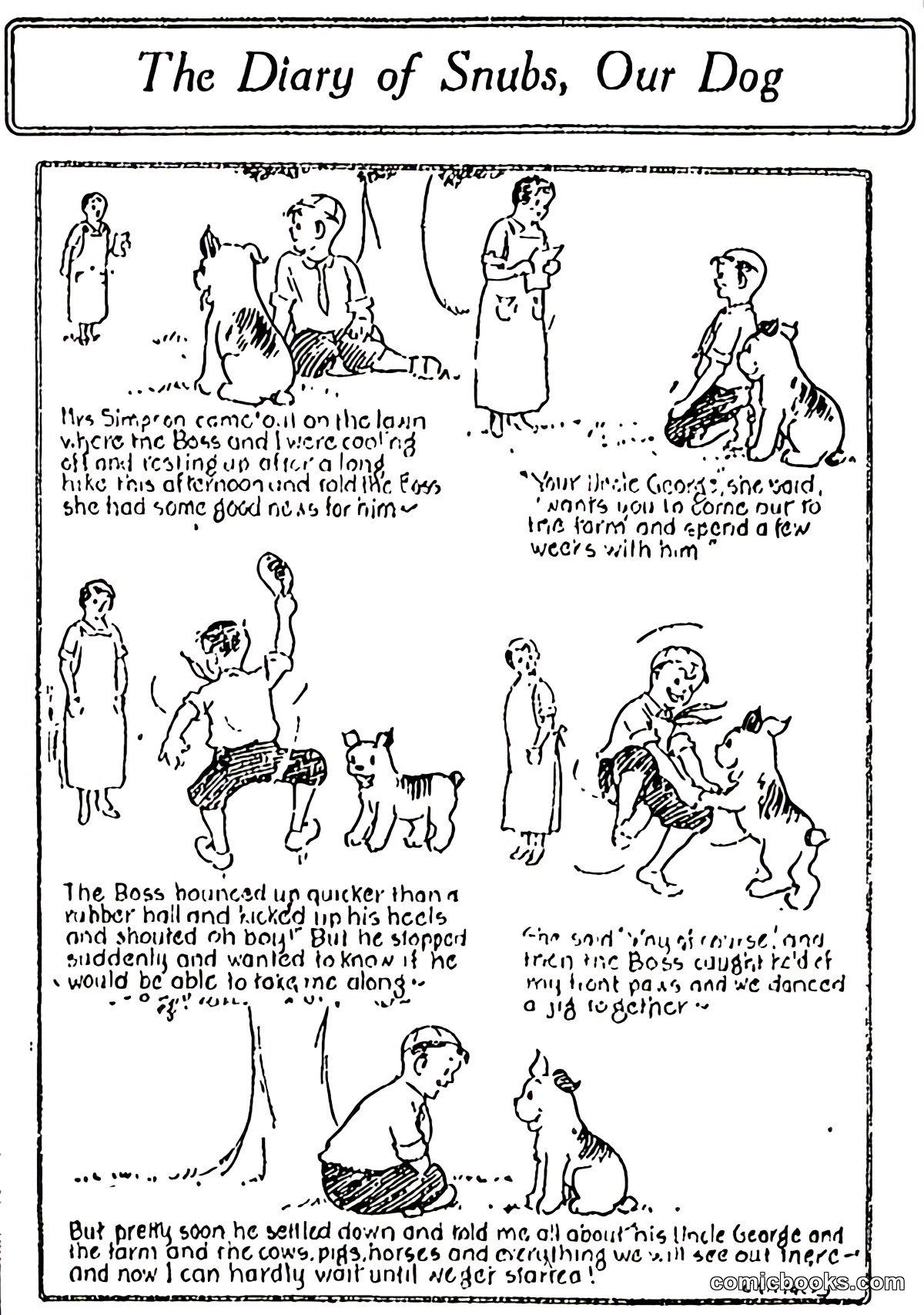 The Diary of Snubs, Our Dog