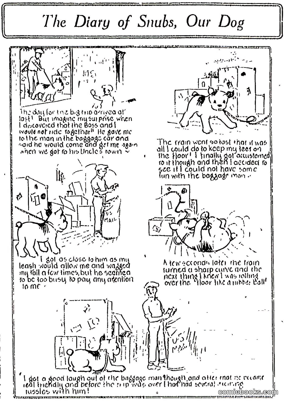 The Diary of Snubs, Our Dog