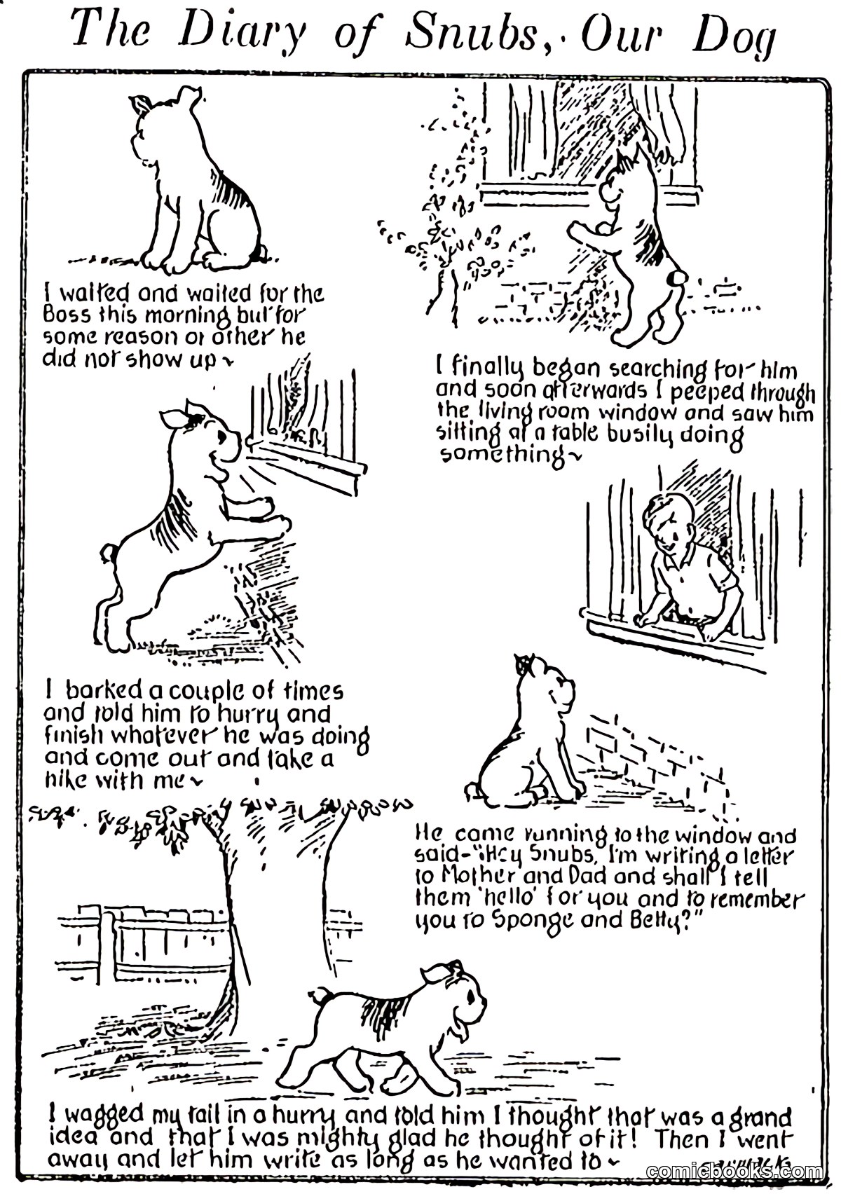 The Diary of Snubs, Our Dog