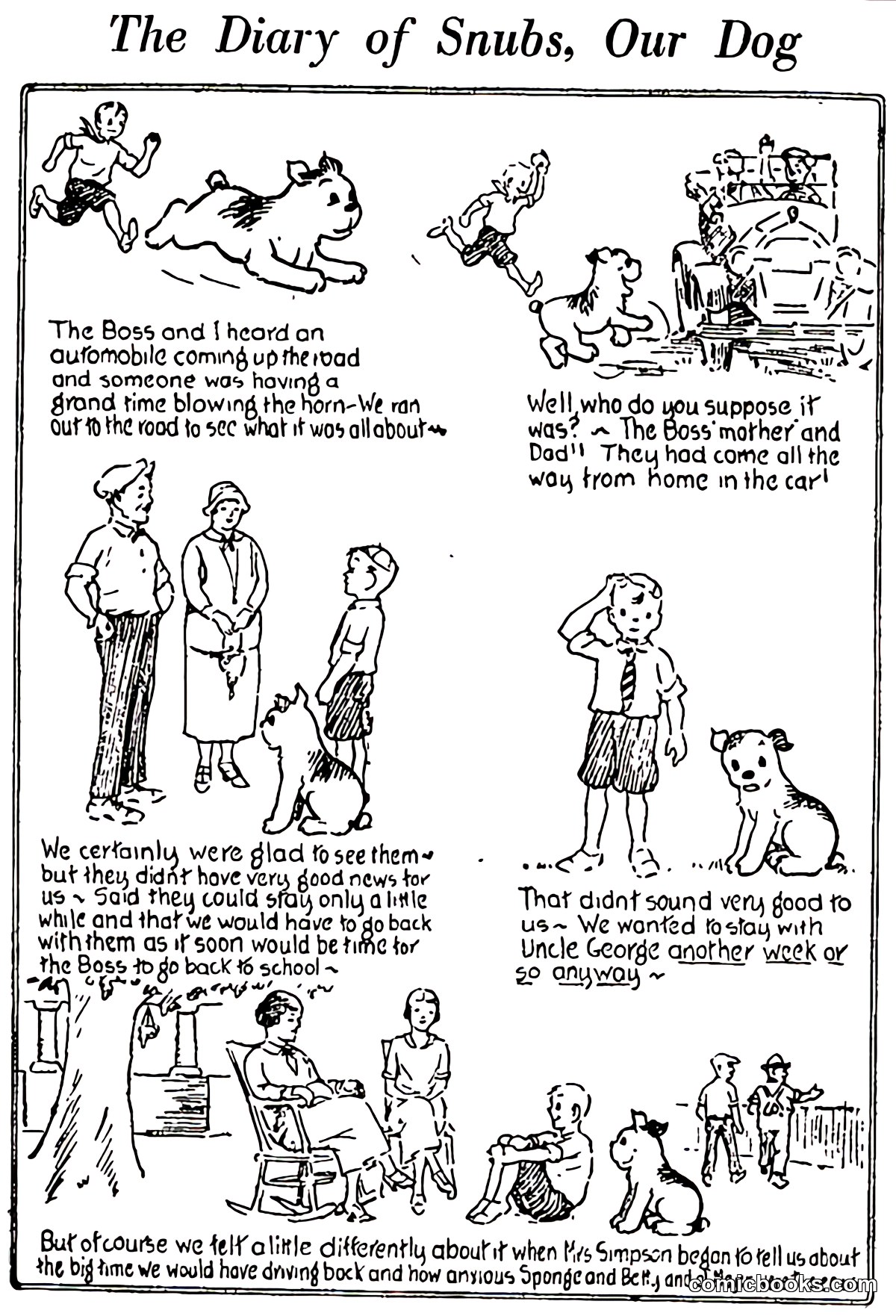 The Diary of Snubs, Our Dog