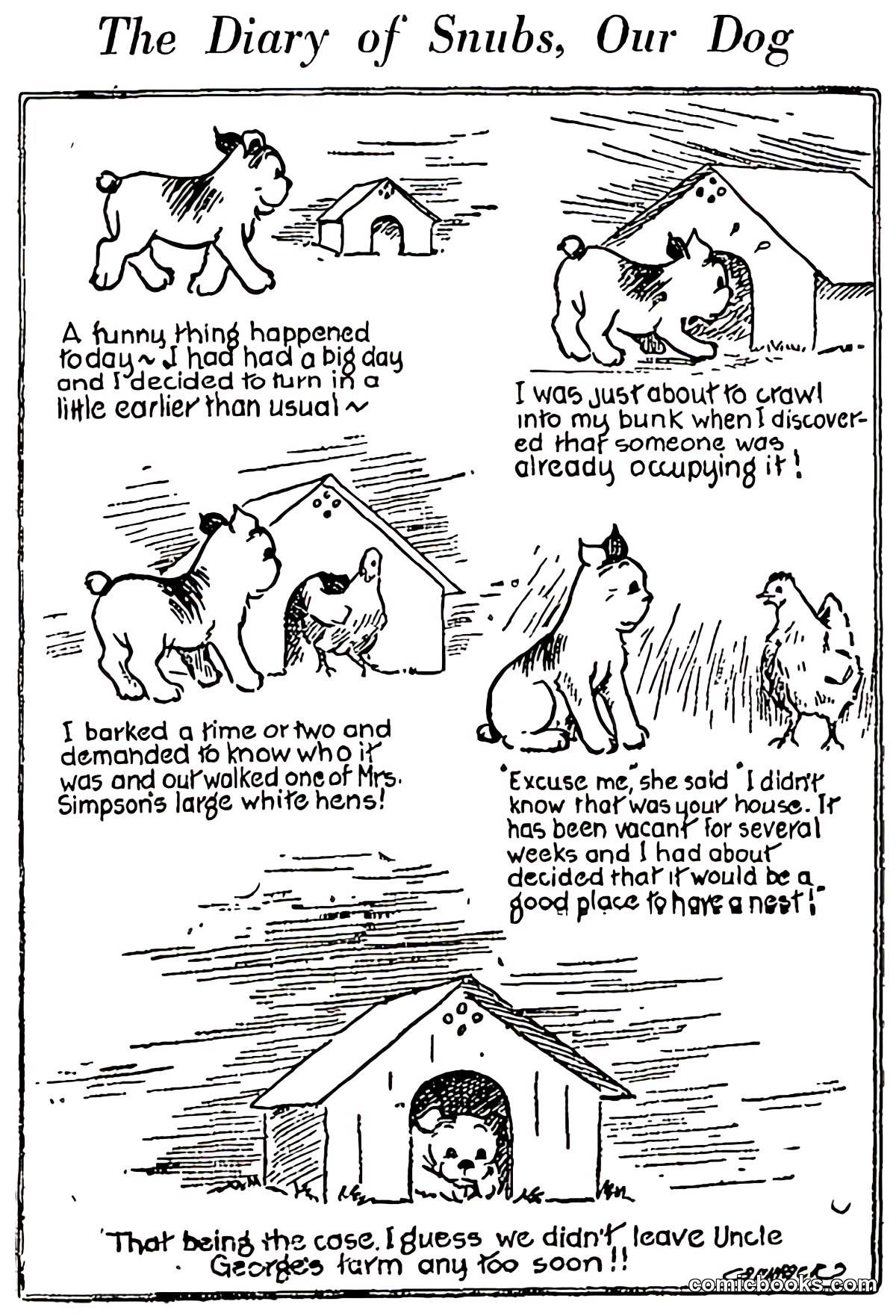 The Diary of Snubs, Our Dog