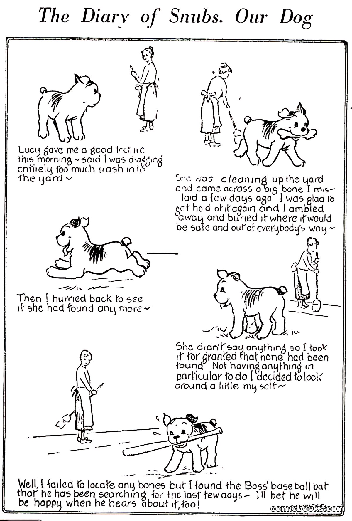 The Diary of Snubs, Our Dog