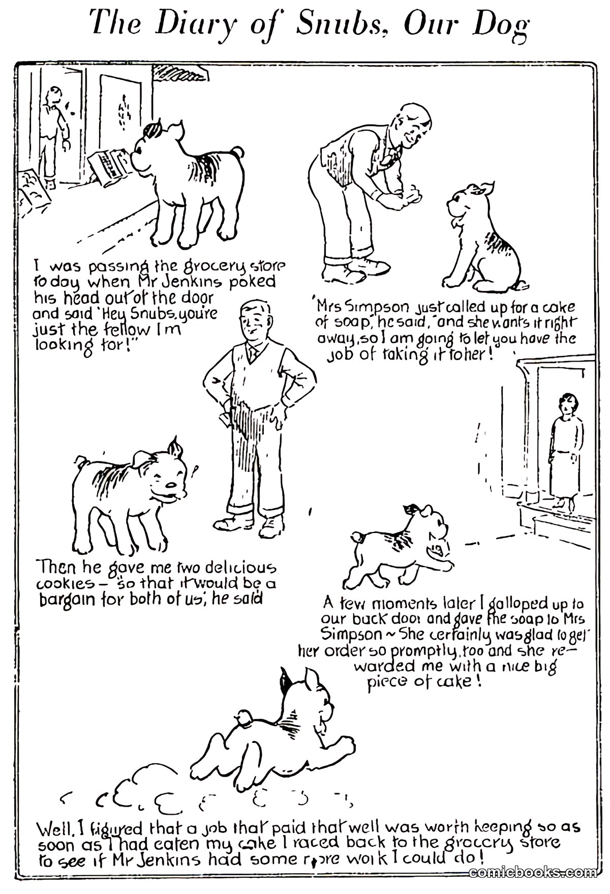 The Diary of Snubs, Our Dog