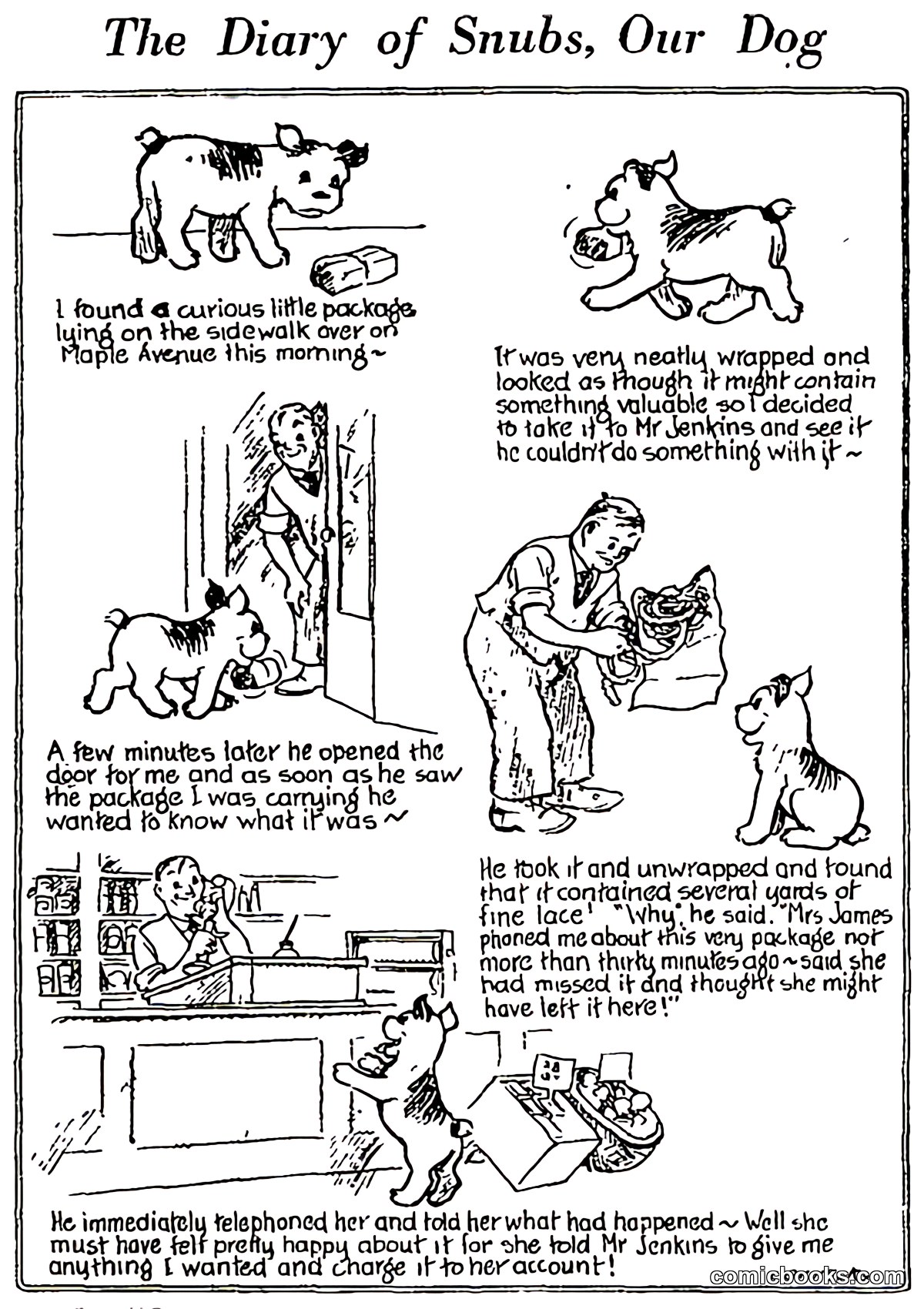 The Diary of Snubs, Our Dog