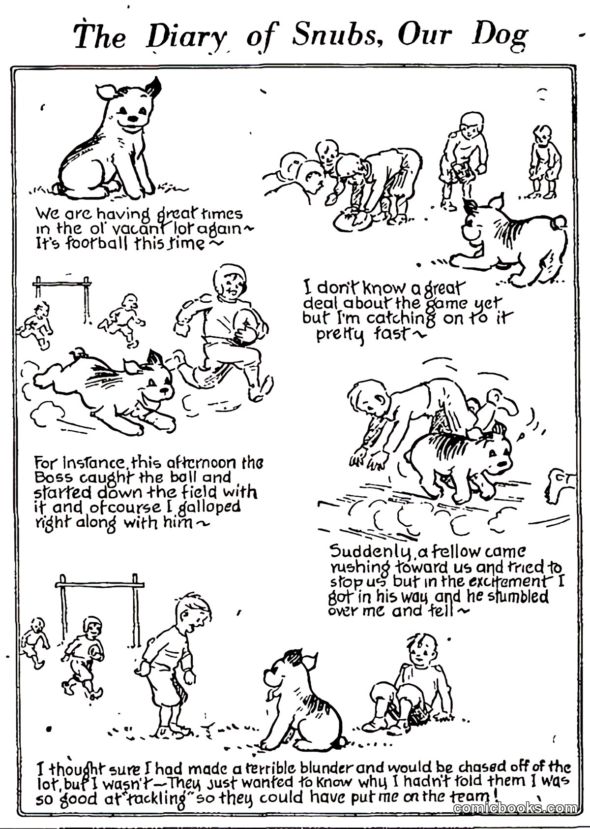The Diary of Snubs, Our Dog