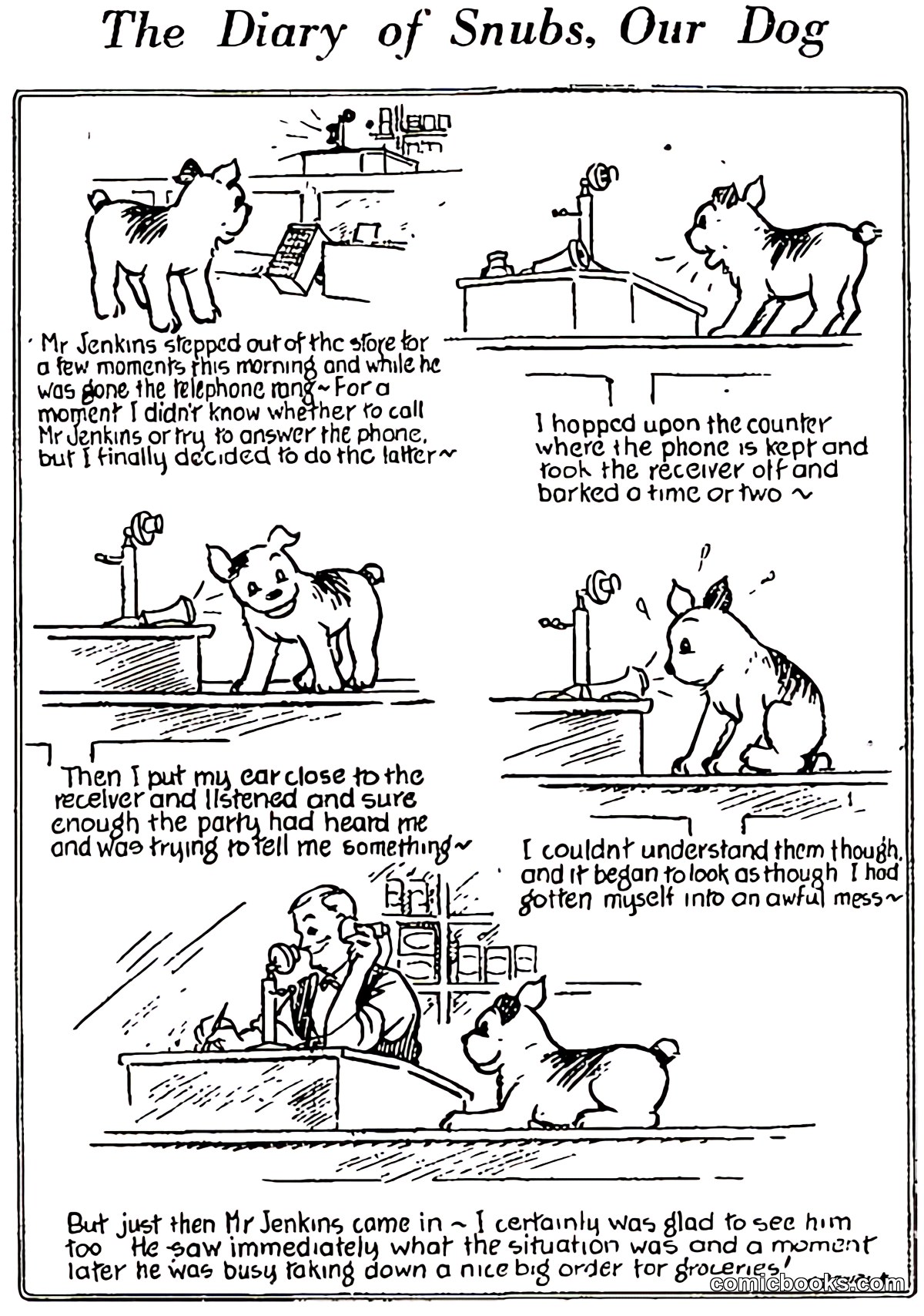 The Diary of Snubs, Our Dog