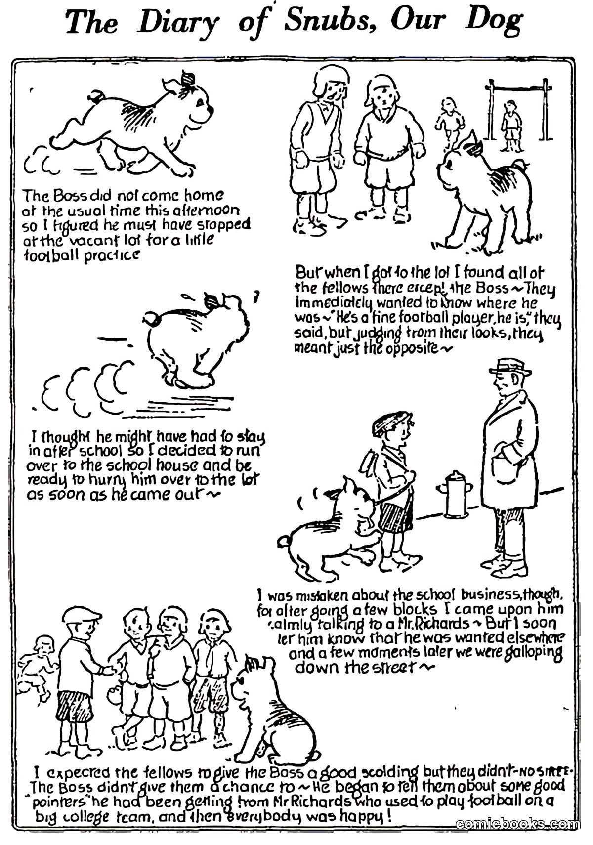 The Diary of Snubs, Our Dog