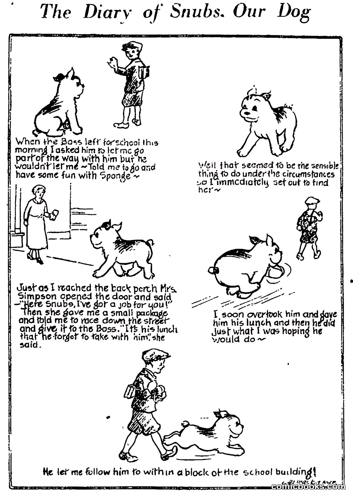 The Diary of Snubs. Our Dog