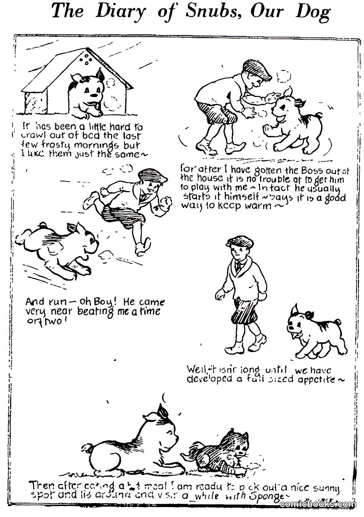 The Diary of Snubs, Our Dog