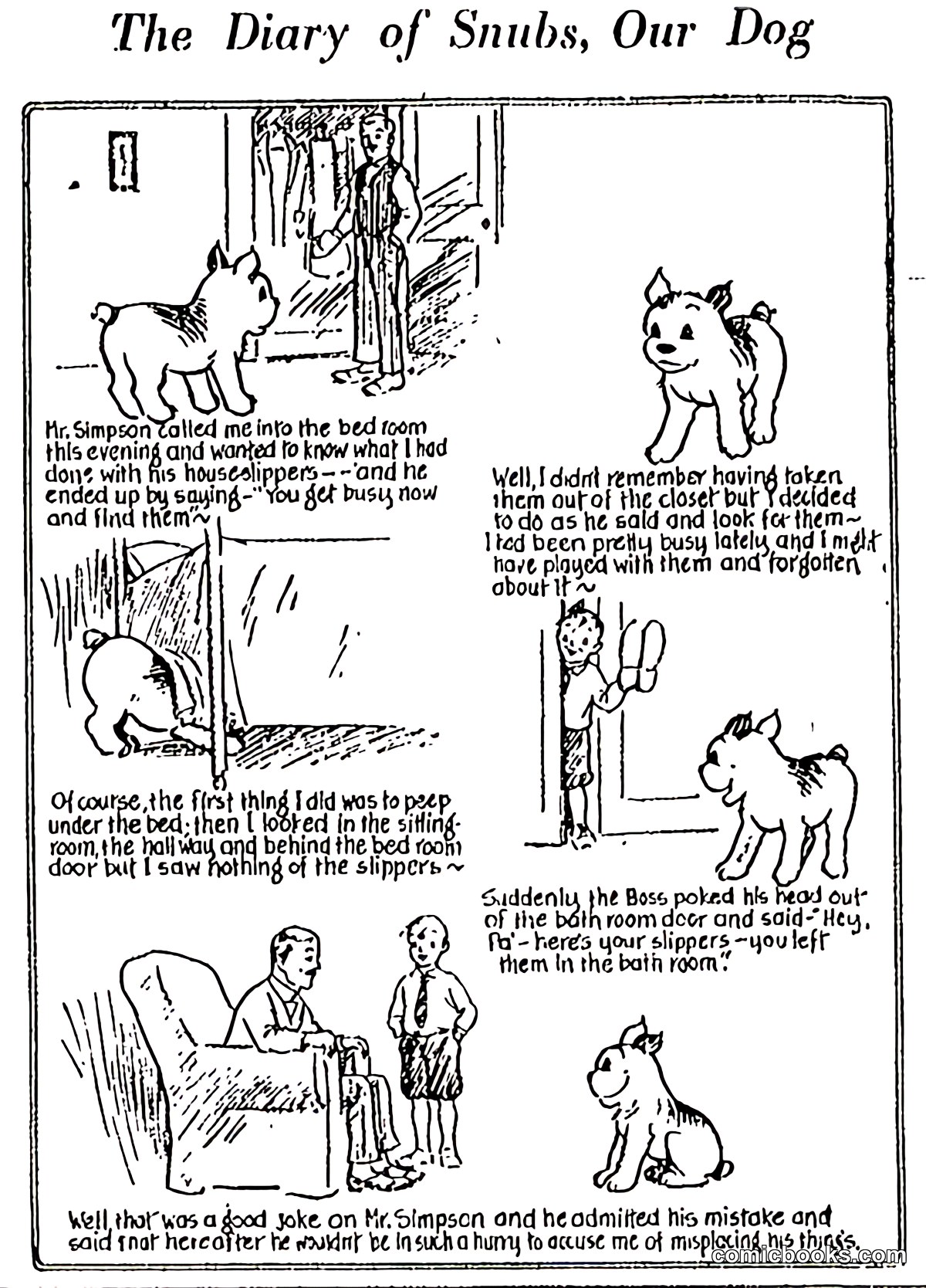 The Diary of Snubs, Our Dog