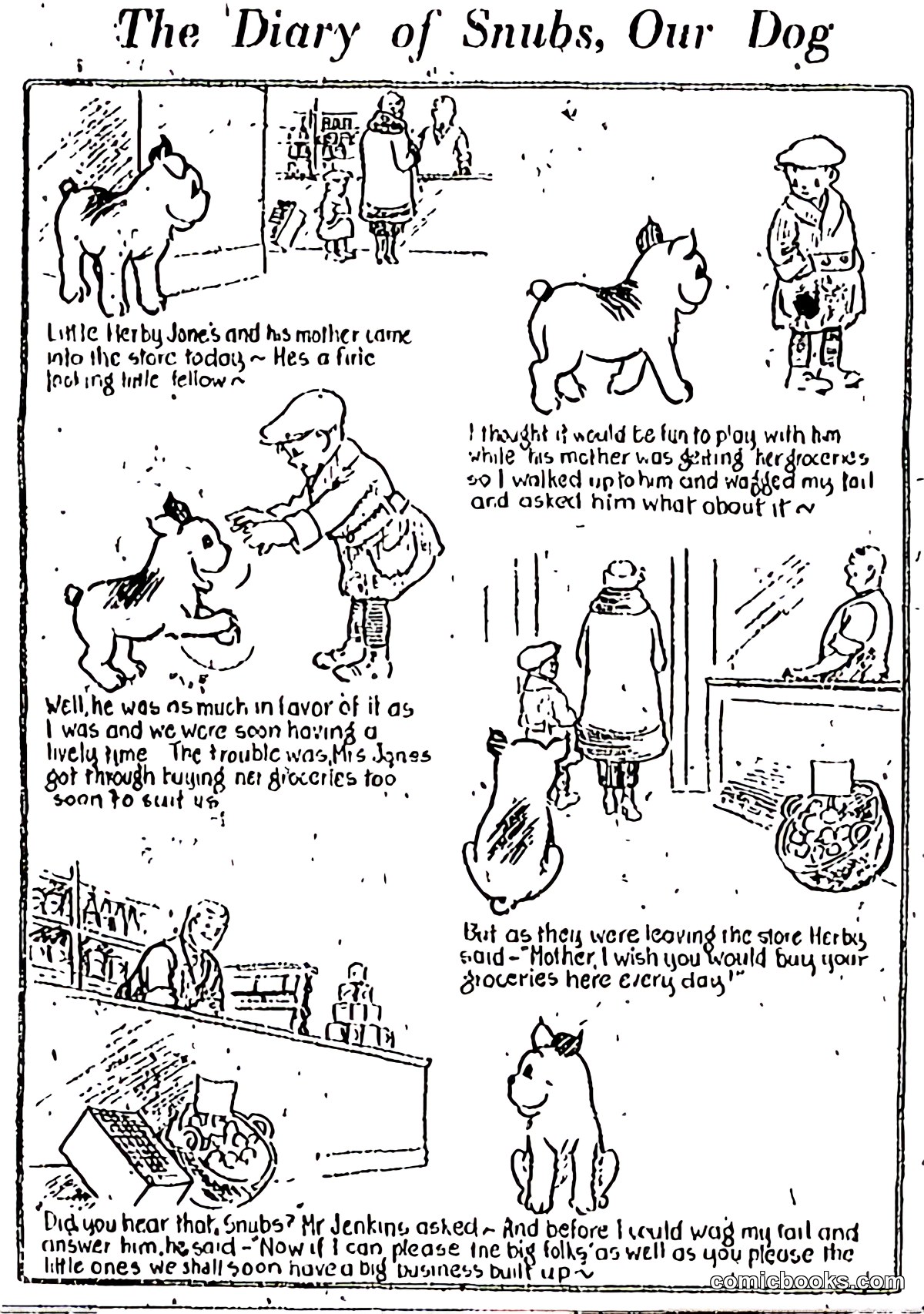 The Diary of Snubs, Our Dog