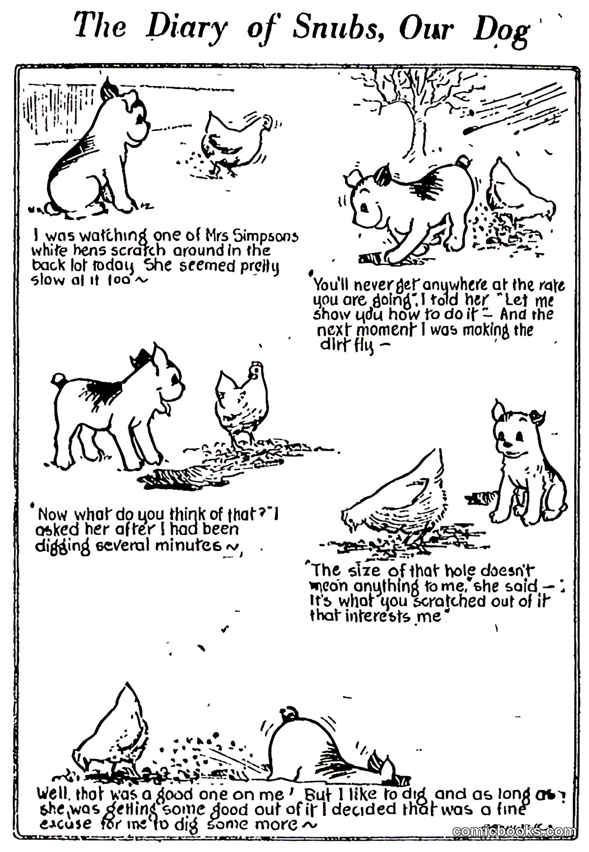 The Diary of Snubs, Our Dog