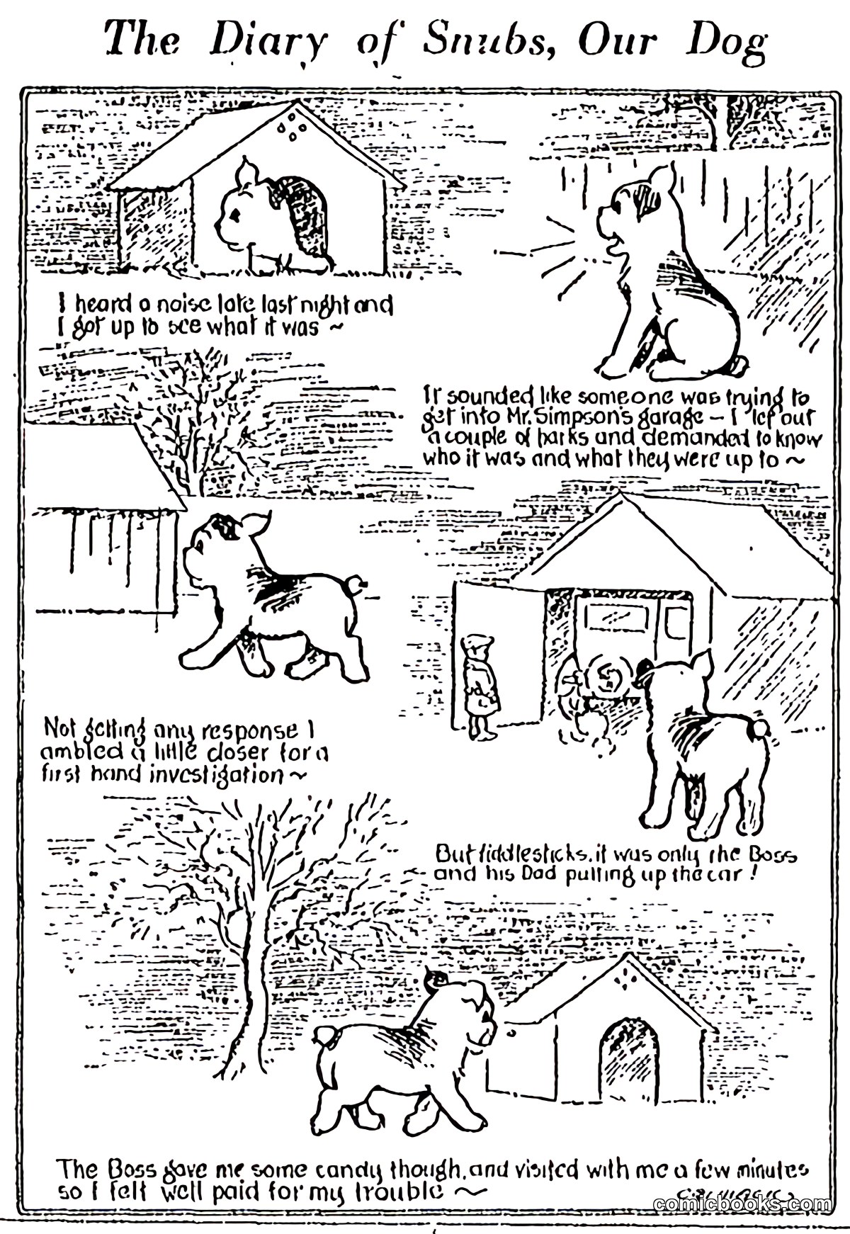 The Diary of Snubs, Our Dog