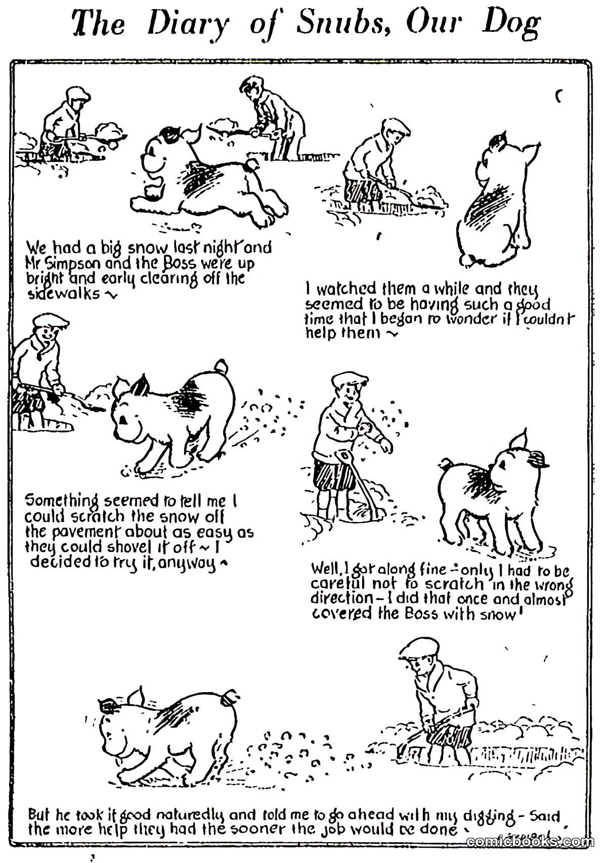 The Diary of Snubs, Our Dog