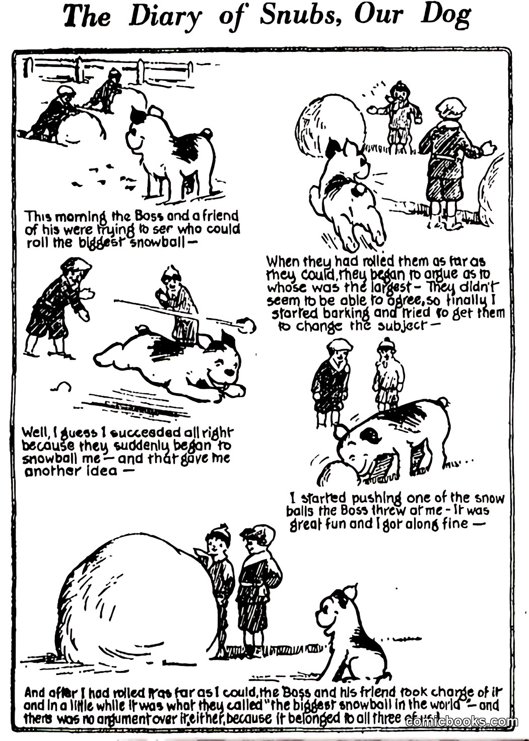 The Diary of Snubs, Our Dog