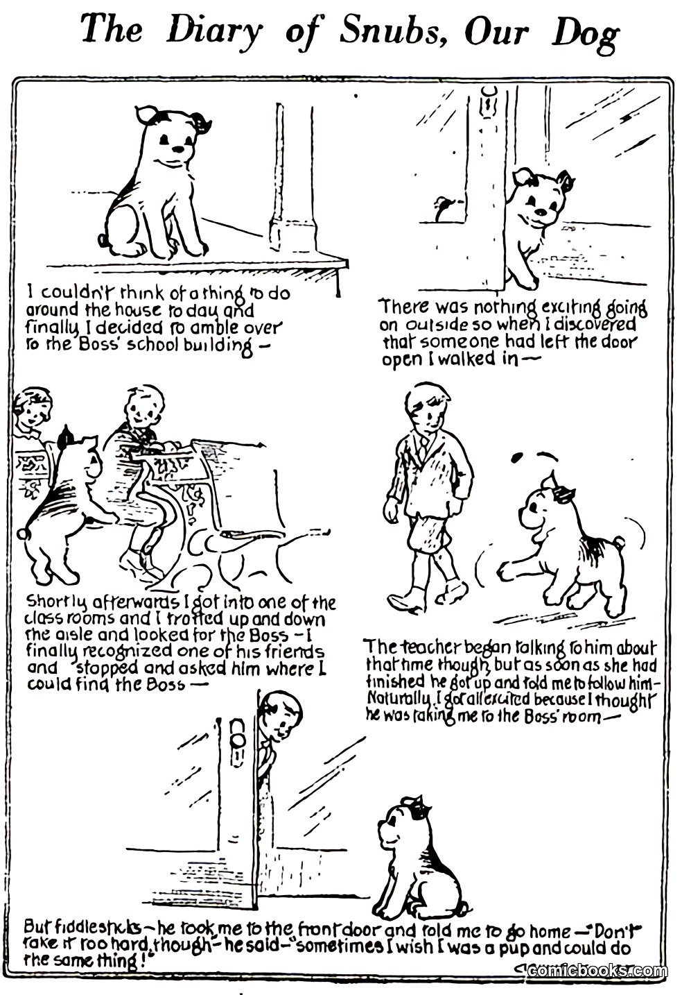 The Diary of Snubs, Our Dog