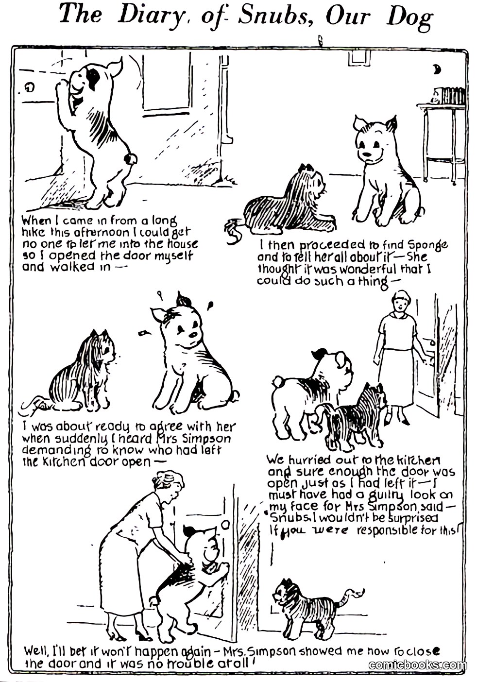 The Diary of Snubs, Our Dog